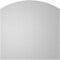 Ekena Millwork Arch Top Surface Mount PVC Gable Vent: Functional, w/ 3-1/2"W x 1"P Standard Frame, 30"W x 30"H GVPAR30X3001SF - alternate 2